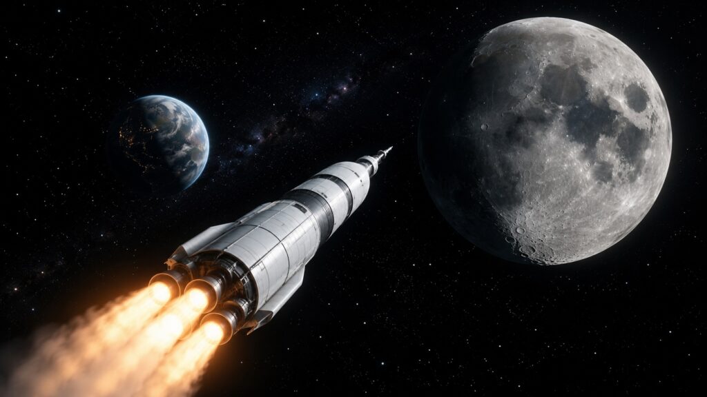 The next Moon flight will not only be complex but will also cost billions of dollars. Photo.