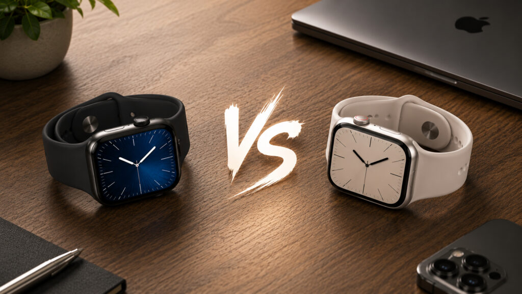 Breaking down the differences between the future and current Apple Watch models. Photo.