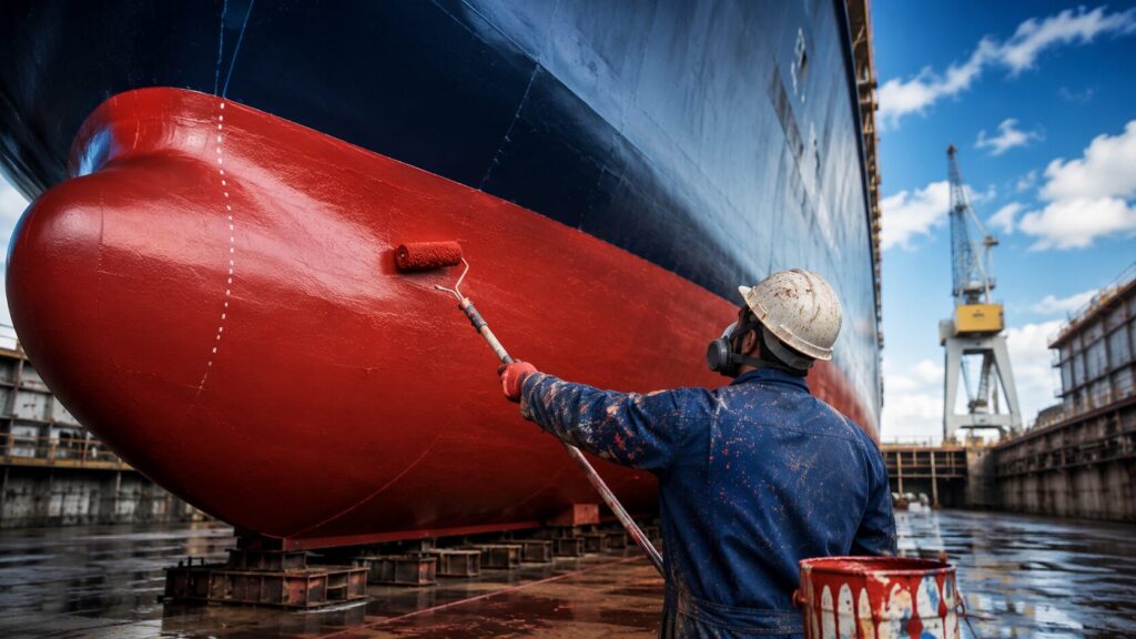 The tradition dates back to the age of sail, when wooden hulls were attacked by marine organisms that could damage and destroy the structure.