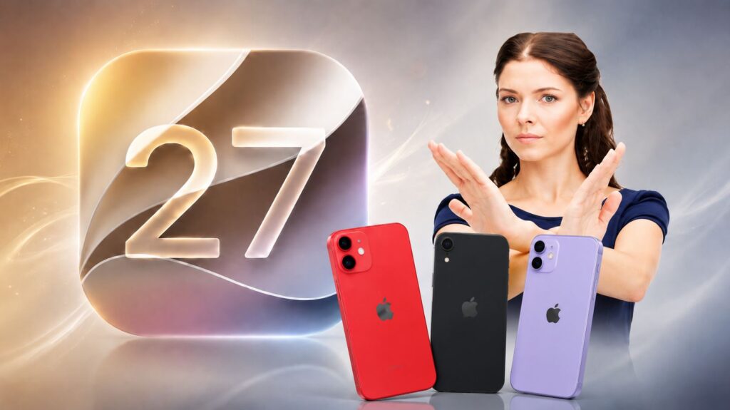 We explain which iPhones you shouldn't get for iOS 27. Photo.