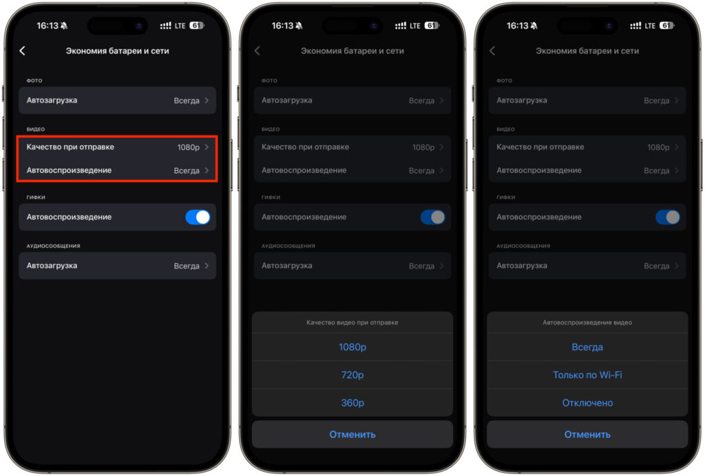 Video auto-download settings in MAX