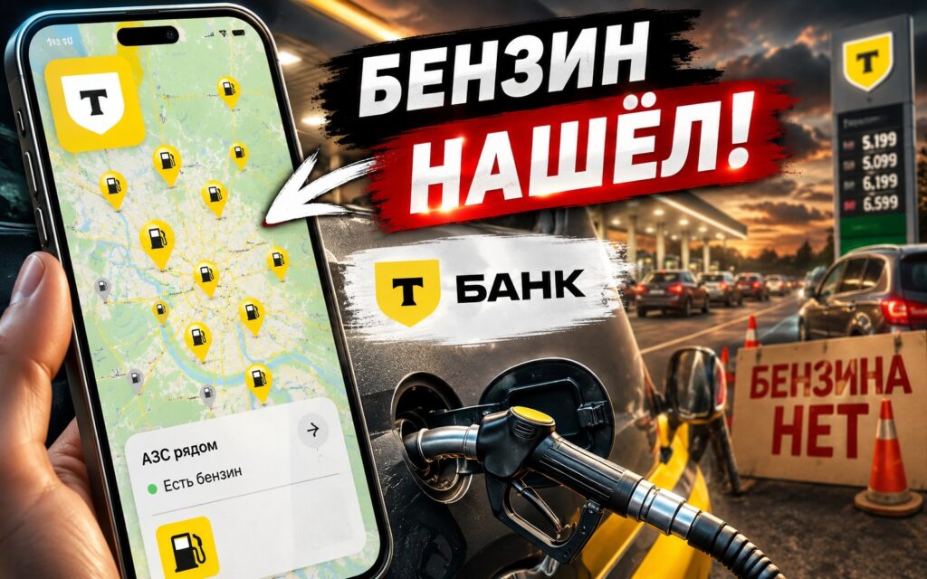 T-Bank's map helped me find fuel