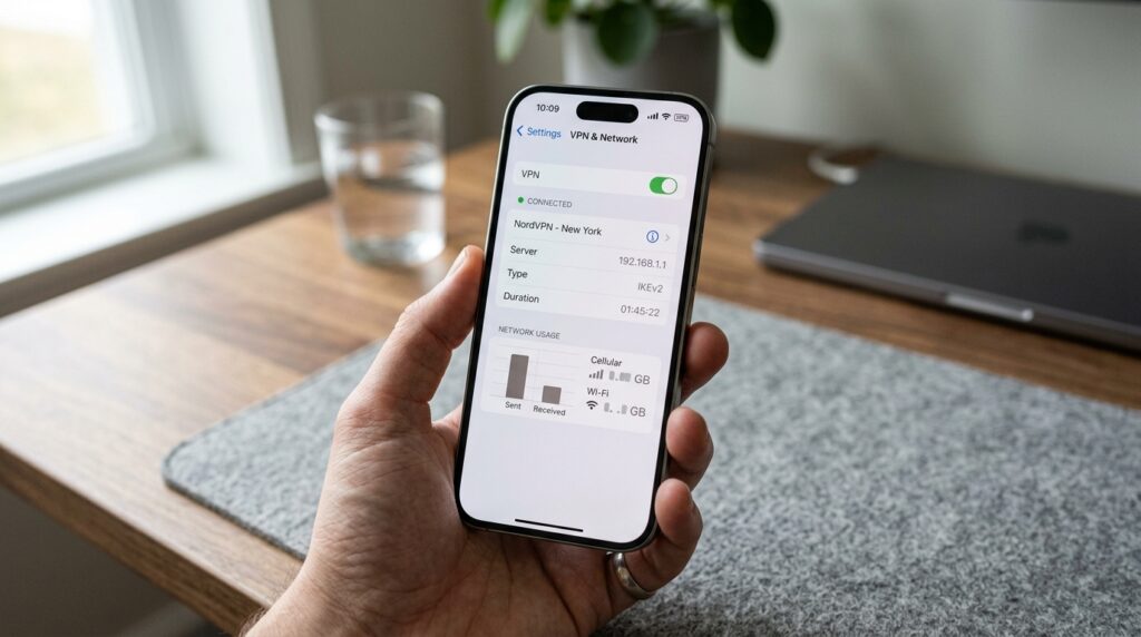 VPN services on iPhone route traffic through foreign servers
