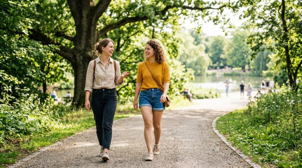 A simple conversation with a close person helps reduce anxiety levels