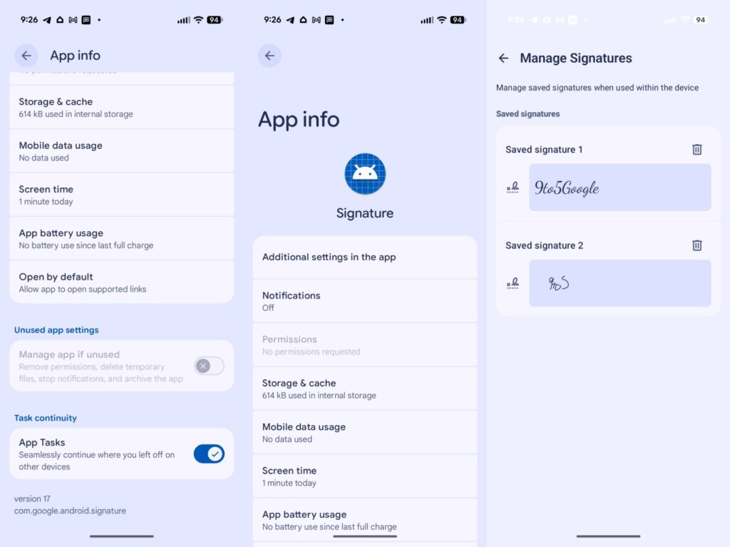 It's not entirely clear yet how to use the digital signature in third-party apps