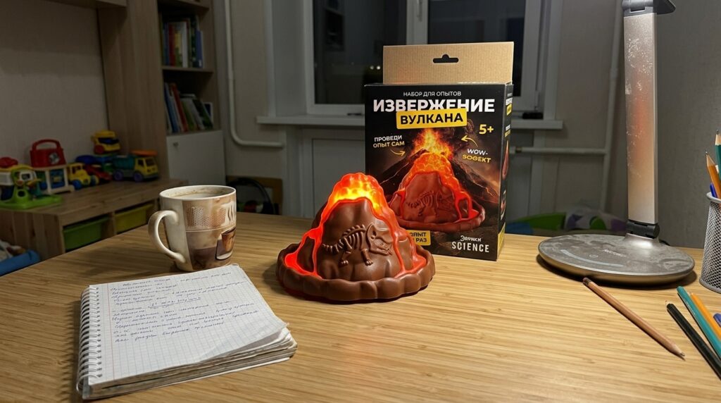 Chemistry that smells like vinegar and childhood.