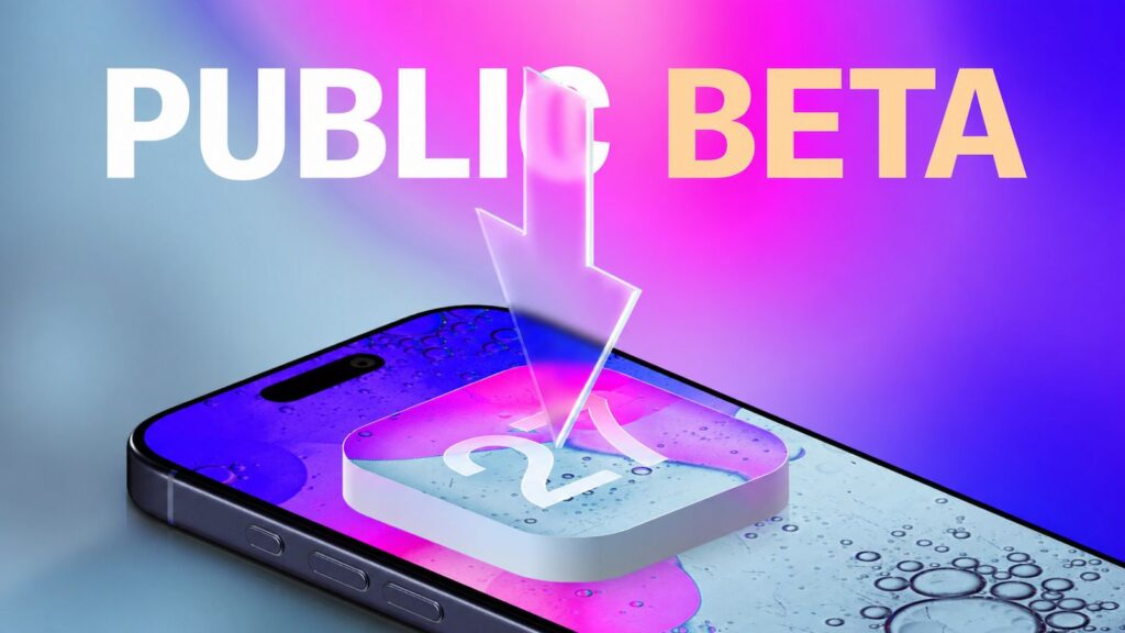 What we know about the iOS 27 public beta. Now betas can be installed. Photo.