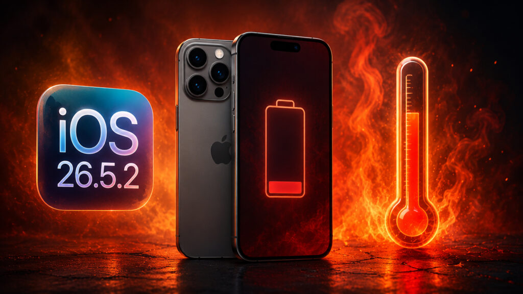 Users report overheating issues on the latest iOS 26.5.2. Photo.