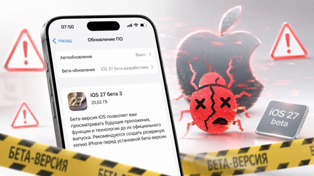 Apple doesn't fix bugs for a long time simply because it develops new beta versions in parallel. Photo.