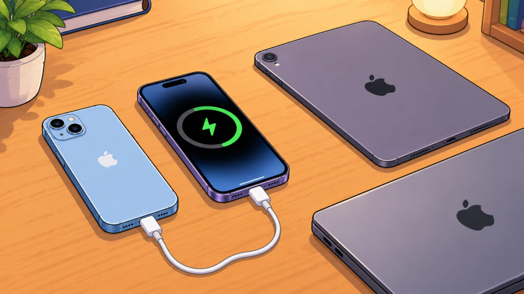 You can charge an iPhone from almost any Apple device. It's important to know the nuances. Photo.