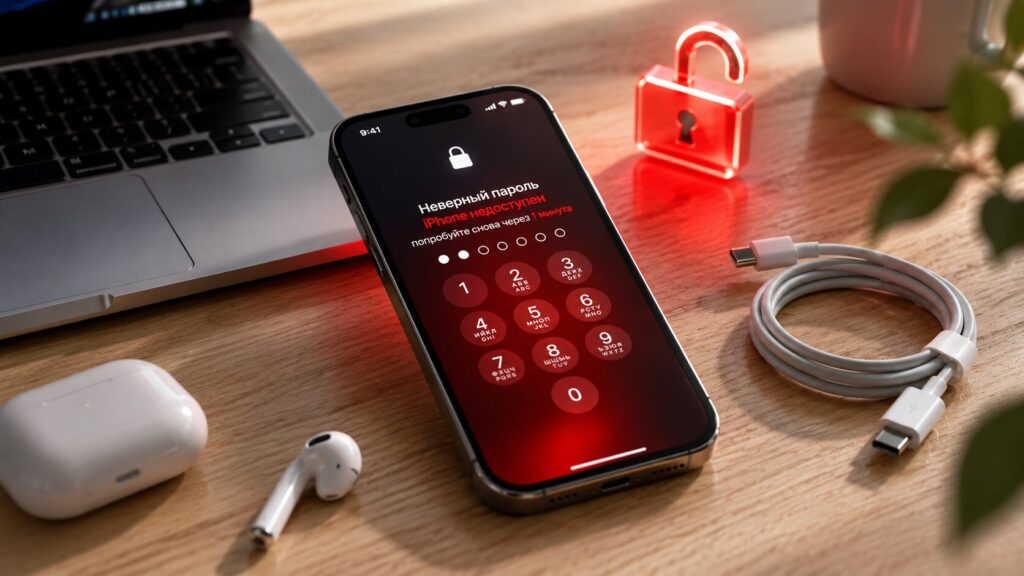 There are several ways to remove the lock from an iPhone. Photo.