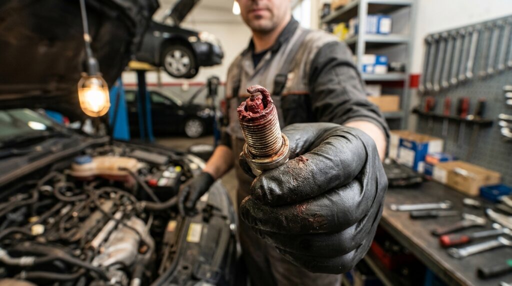 Using metal-containing additives quickly wears out spark plugs