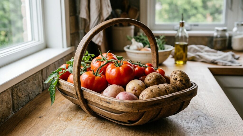 Some foods are better stored in a dark and dry place than in the fridge. Photo.