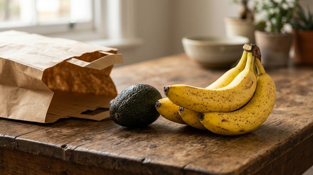 Bananas and avocados ripen better outside the fridge