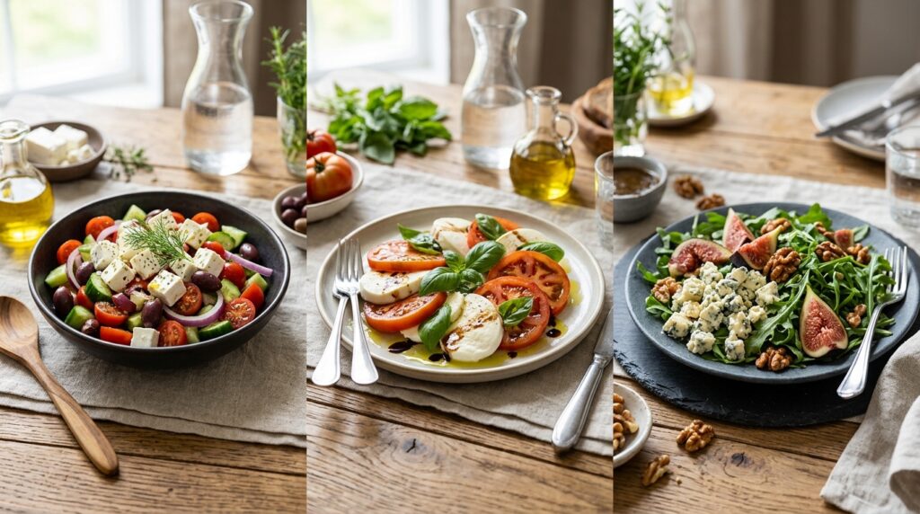 Which cheese for which salad: pairing them right