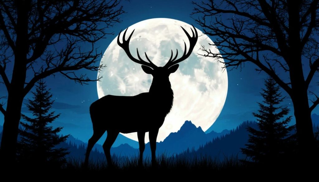 The Buck Moon in July 2026. Image source: shedevrum.ai