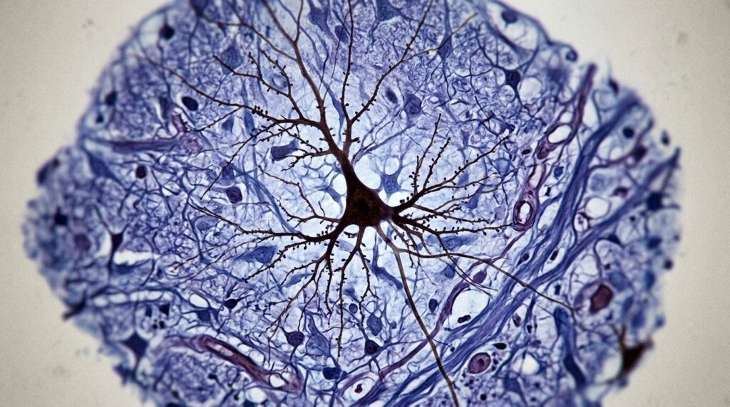 Negri bodies in neurons — a classic sign of rabies that pathologists look for during autopsy