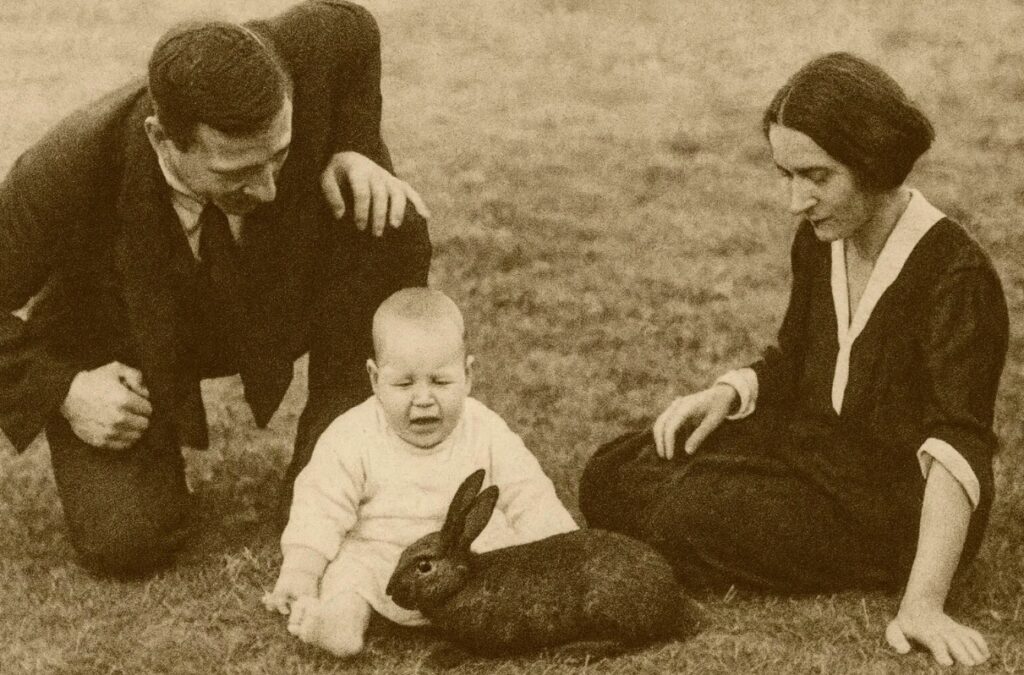 John Watson, Rosalie Rayner and Little Albert. Photo.