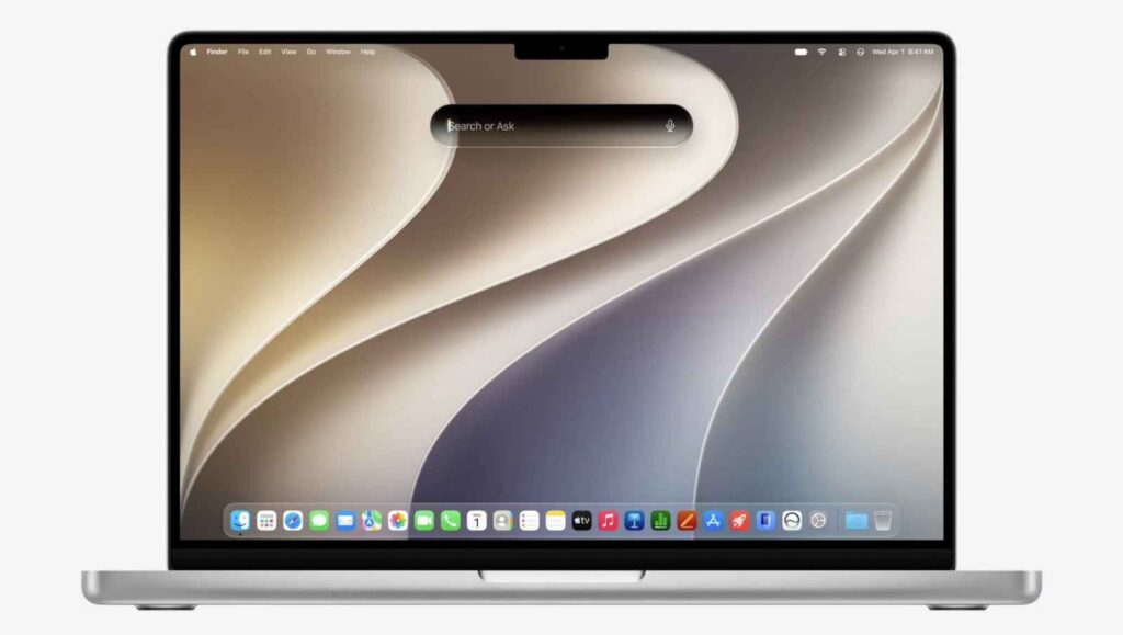 New features of macOS 27 Golden Gate. System search has been improved too. Photo.