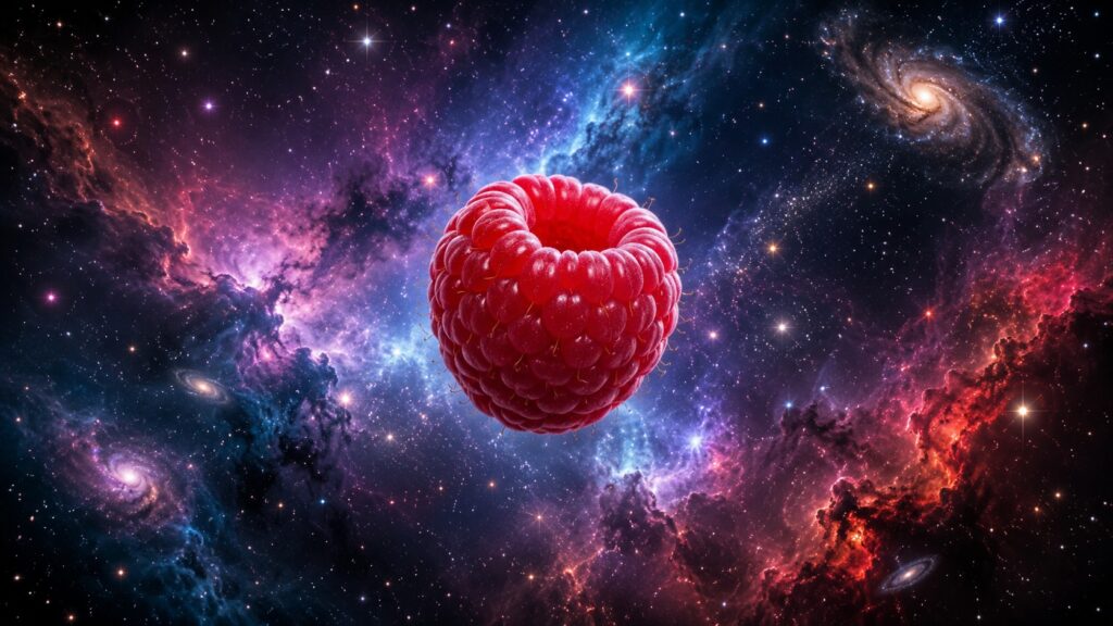 There is a place in space that should smell like raspberries, but this scent is elusive. Photo.