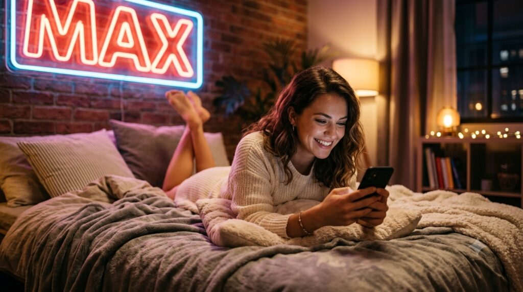 MAX already has many channels you can get hooked on for an entire evening. Photo.