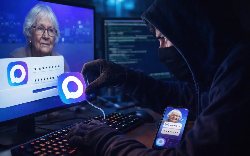 The messenger is not completely secure either