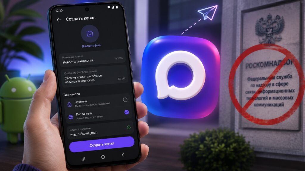 Now you don't need to contact Roskomnadzor to create a channel