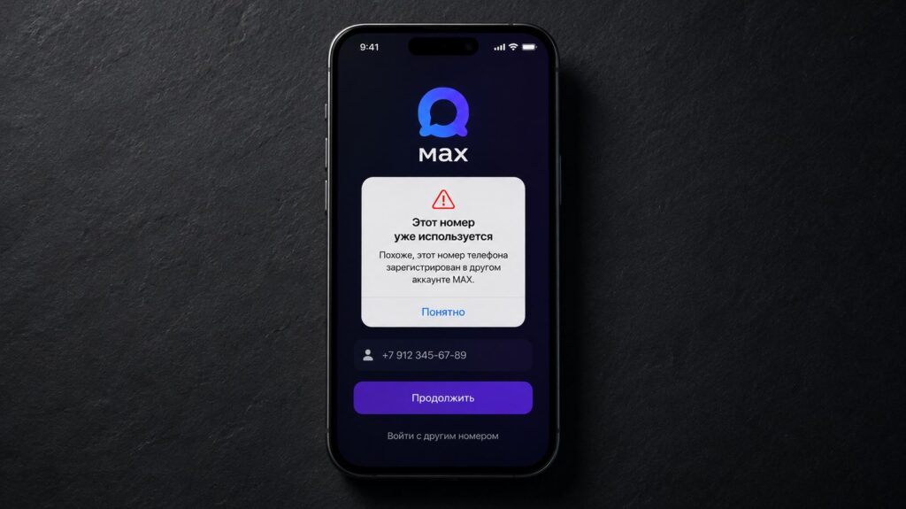 Can you register in MAX under someone else's number. You simply can't register an account on just any number. Photo.