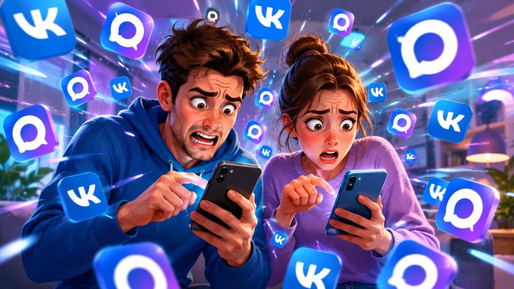 If VK and MAX disappeared from your smartphone, there's no need to panic. Photo.