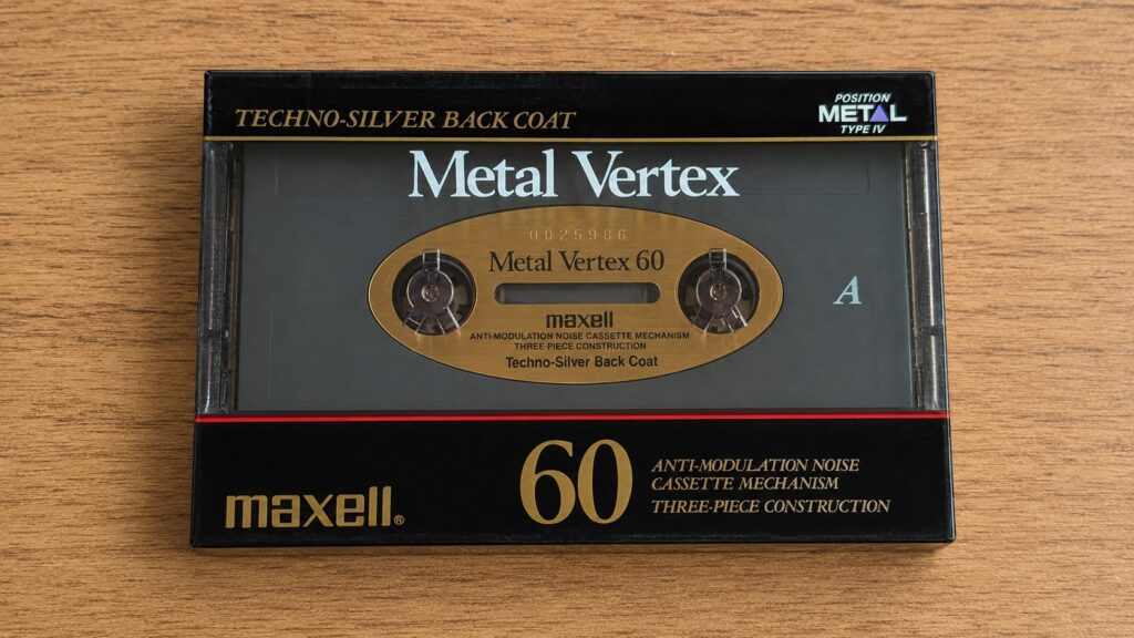 A single Maxell Metal Vertex cassette can be worth 25,000 rubles. Photo.