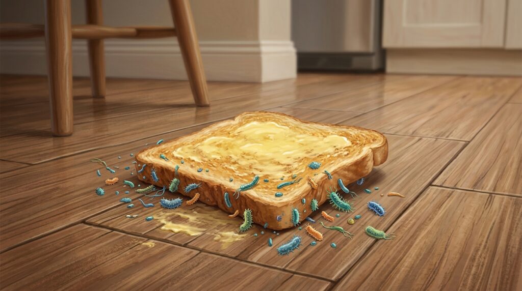 Even a visually clean floor can be a source of pathogenic bacteria