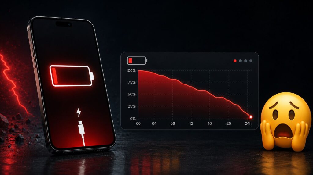 Figuring out how iPhone holds its charge on iOS 26.5.2. Photo.