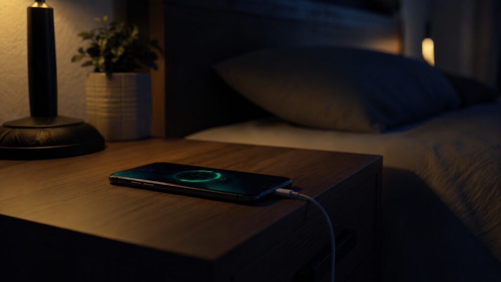 You can charge your smartphone overnight if you know a few rules. Photo.