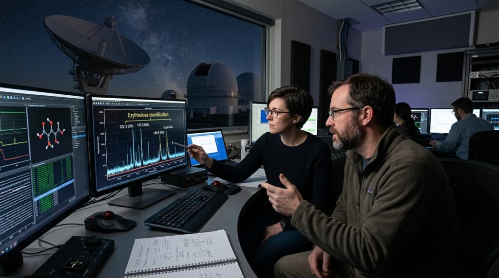 Spectral lines allow molecules to be identified at a distance