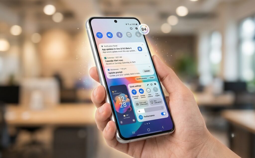 Samsung has released the fourth beta version of One UI 9.0