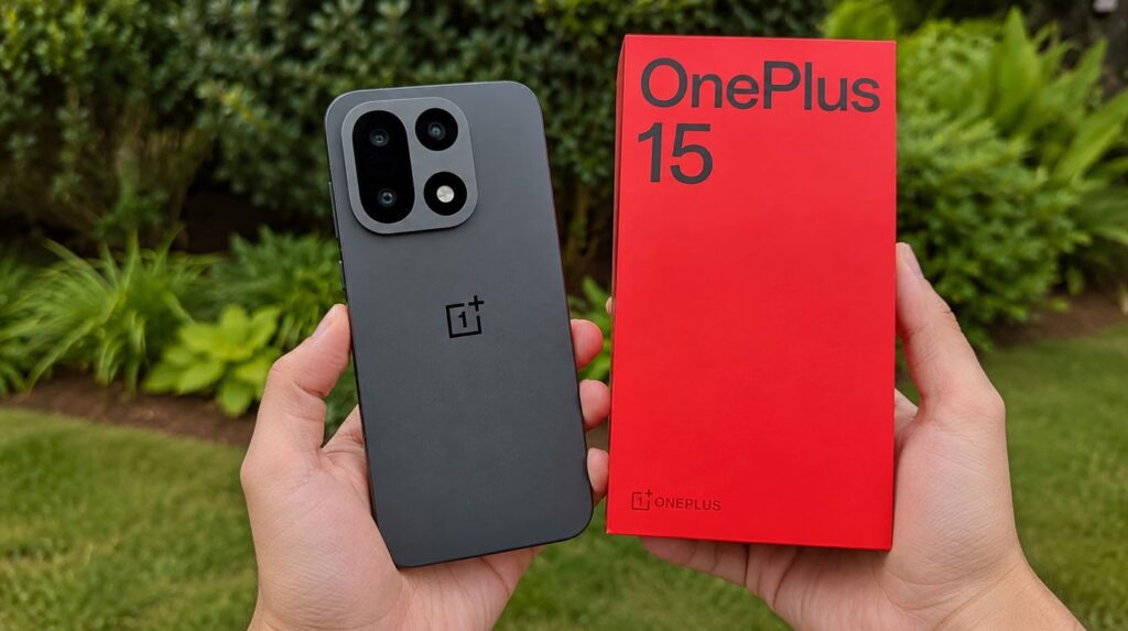 Figuring out whether the OnePlus 15 is worth getting in 2026. Photo.