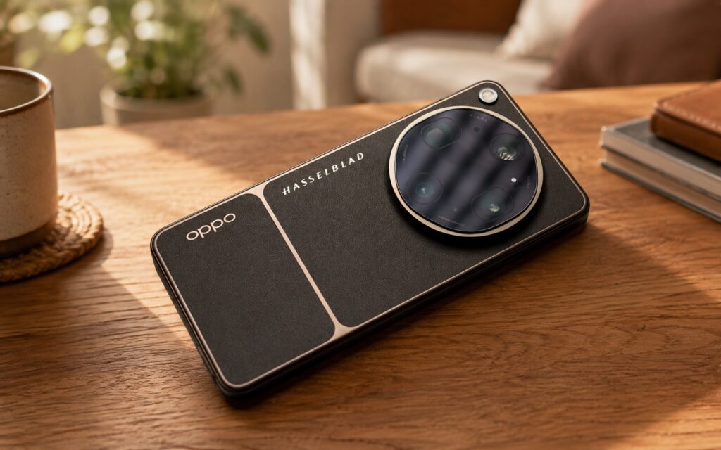 A smartphone with a camera for professionals