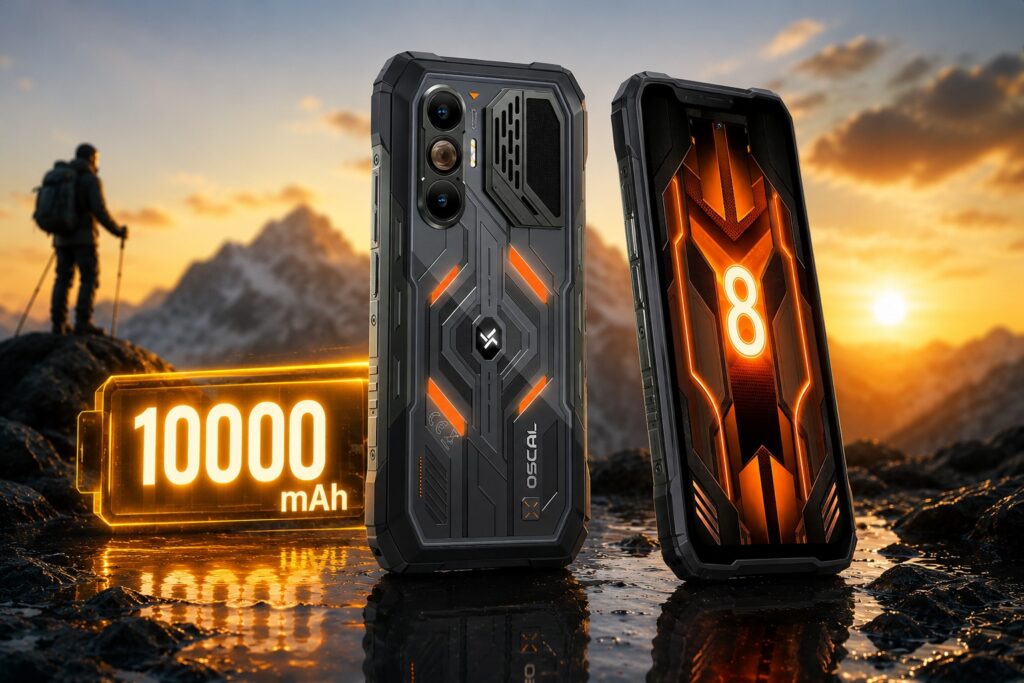 An armored phone with a great AMOLED screen and a huge battery