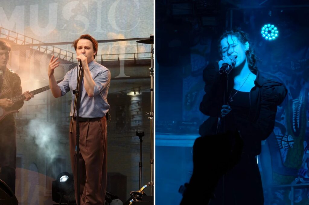 Examples of concert photos with up to 10x zoom