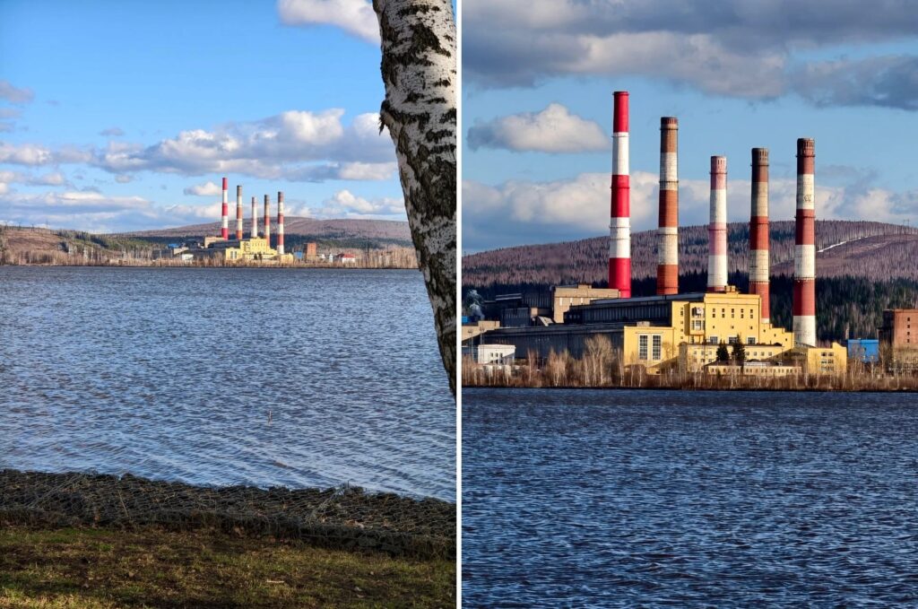 Photos at 3x and 10x zoom with a periscope camera