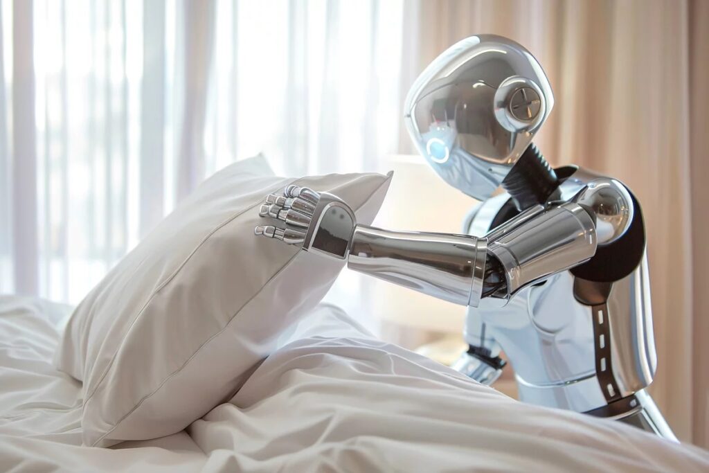 The world's first fully robotic hotel will open in 2027. Photo.