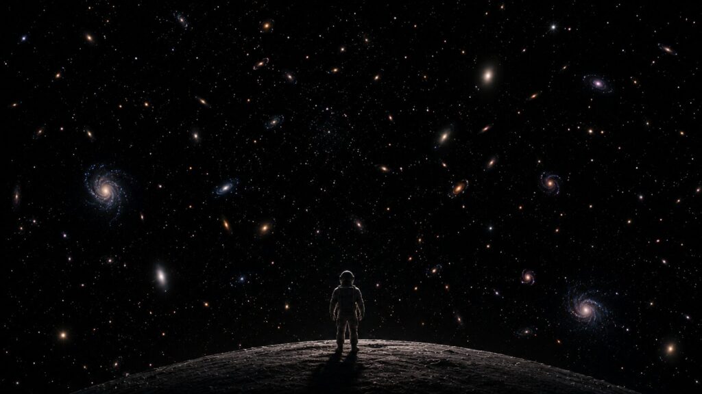 Why is space black? Photo.