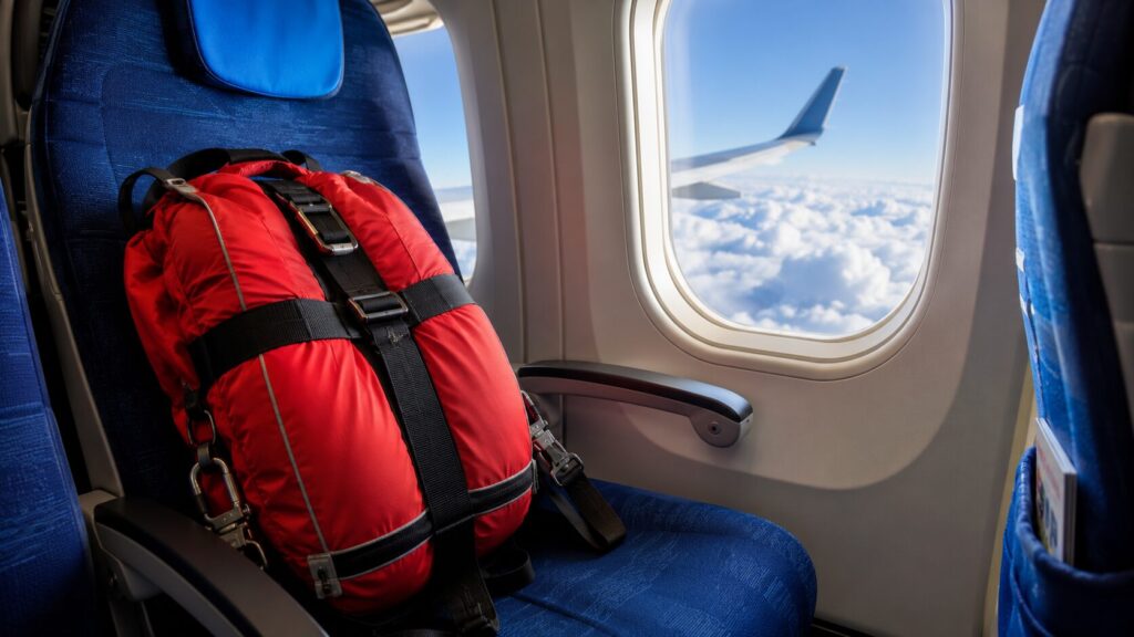 Why parachutes are almost never used on airplanes. Photo.