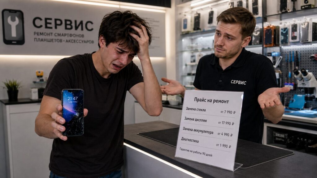 Repair prices are sometimes so high that you can't help thinking about buying a new phone