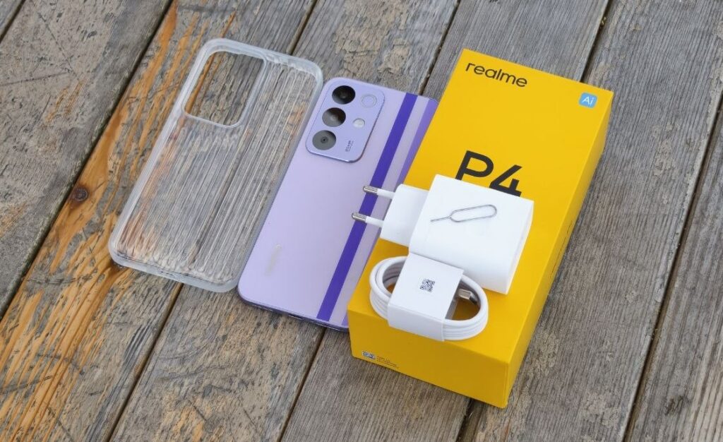 Contents of the realme P4 box