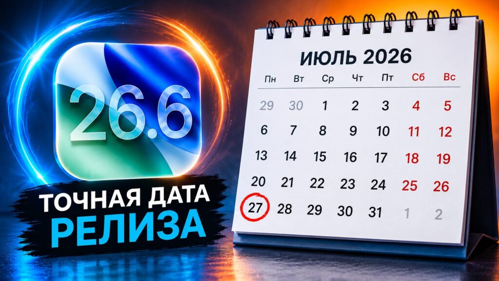 iOS 26.6 will be released on July 27th. Well, most likely. Photo.