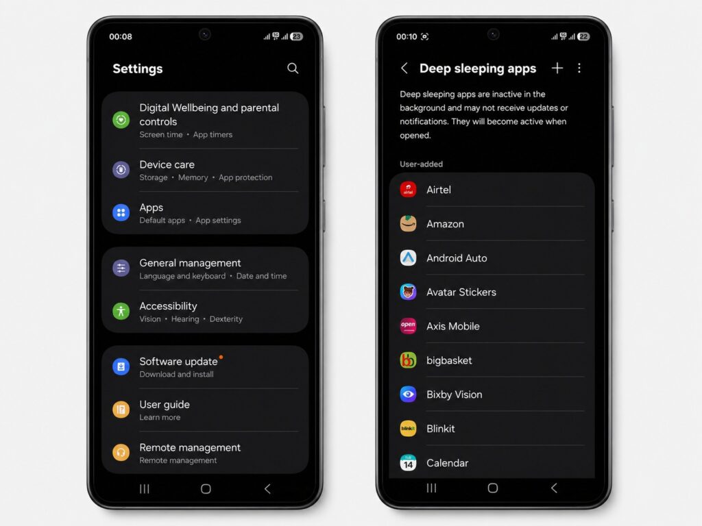 Send all unnecessary apps into deep sleep