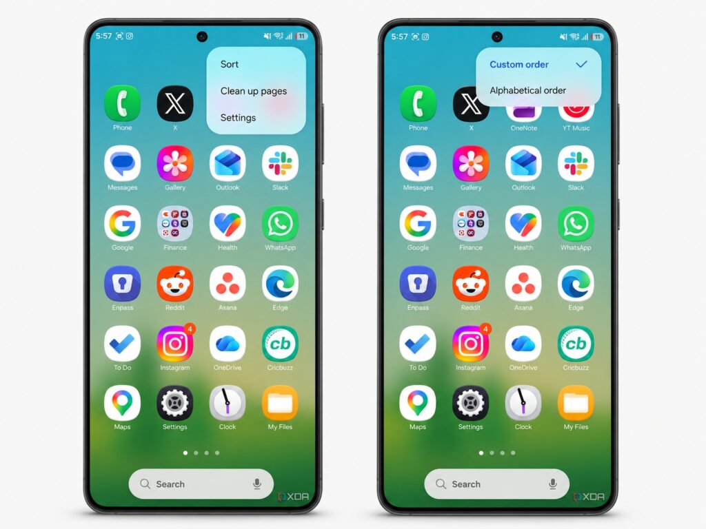 The app menu will be more convenient