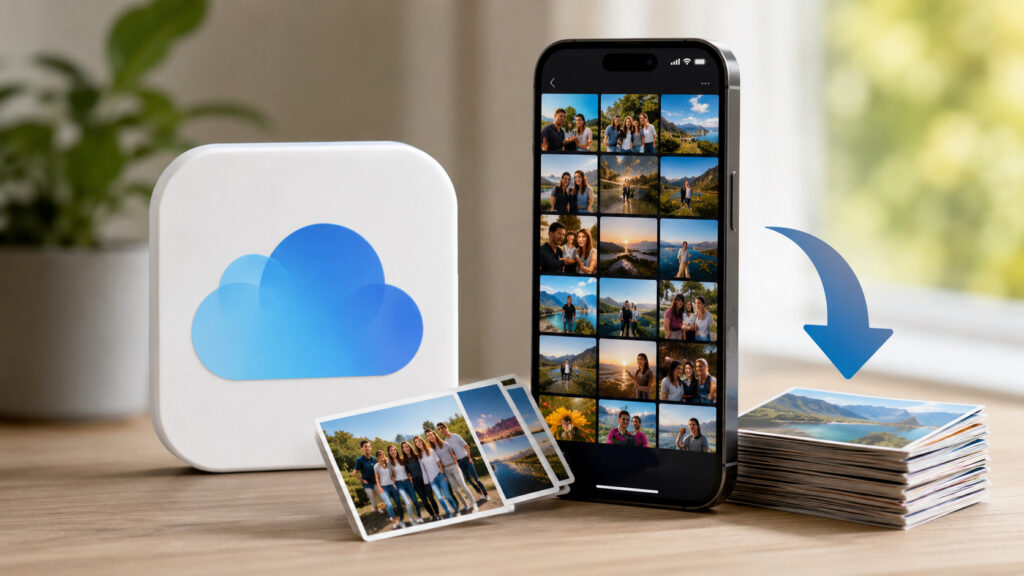 Saving photos from shared albums. Photo.