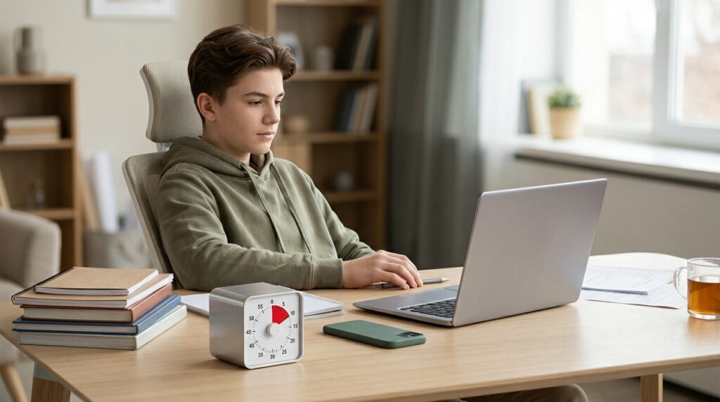 For computer use, the Ministry of Education emphasizes regular breaks